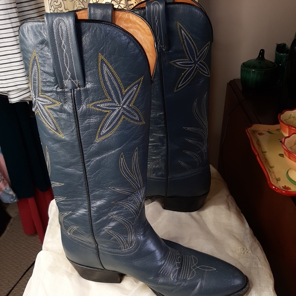 Mens Tony Mora Western Boots - Picture 2 of 4
